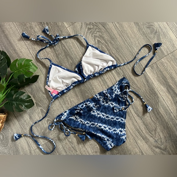 Victoria’s Secret tie dye ruffle bikini set - Picture 5 of 9